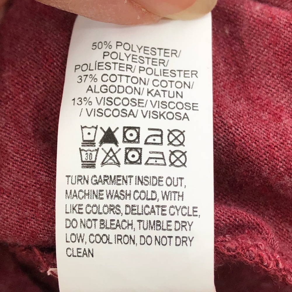 Lucky Brand Red Medallion Boho T-Shirt S - Picture 4 of 7